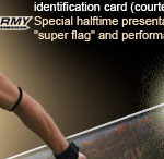 Army Football's Military Appreciation Day. Come see the Super Flag during half time