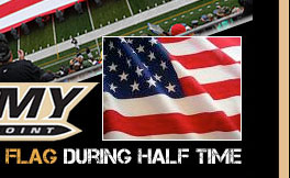 Army Football's Military Appreciation Day. Come see the Super Flag during half time